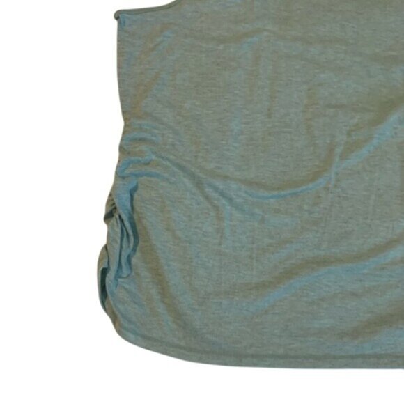 Athletic Works Womens Sleeveless Side-Ruched Tank Top XL Polyester Rayon Spandex - Picture 4 of 7